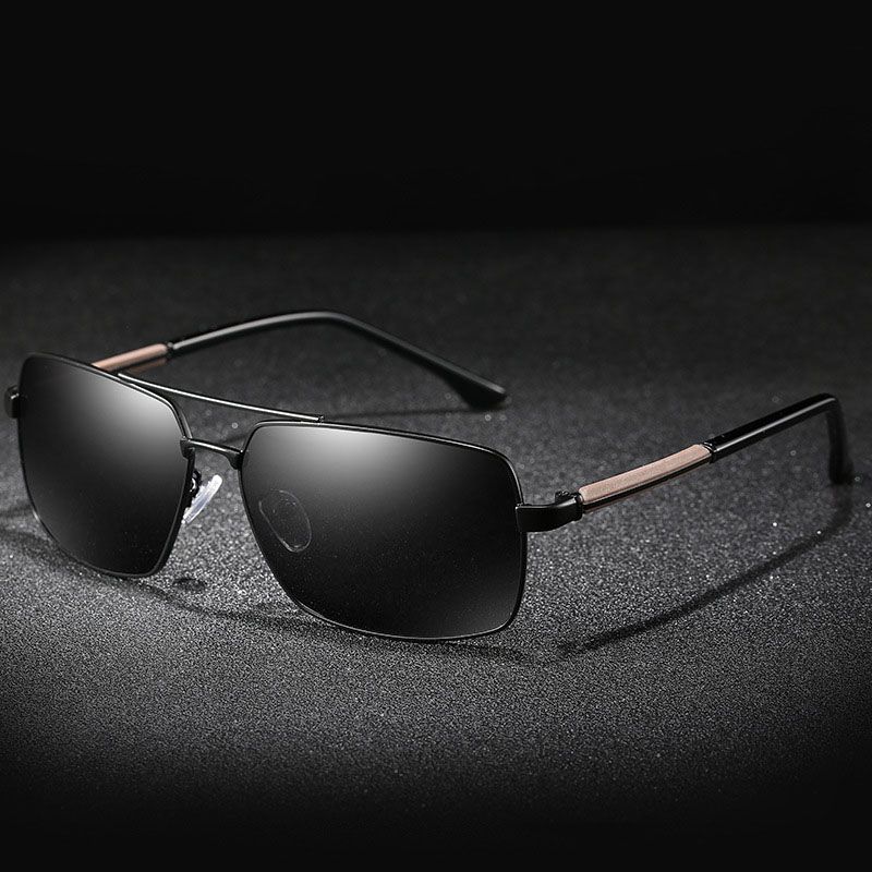 New Aviation Polarized Sunglasses Men Driving Mirror Metal Sun Glasses Male Brand Designer Retro UV400 Eyewear Accessories Gafas