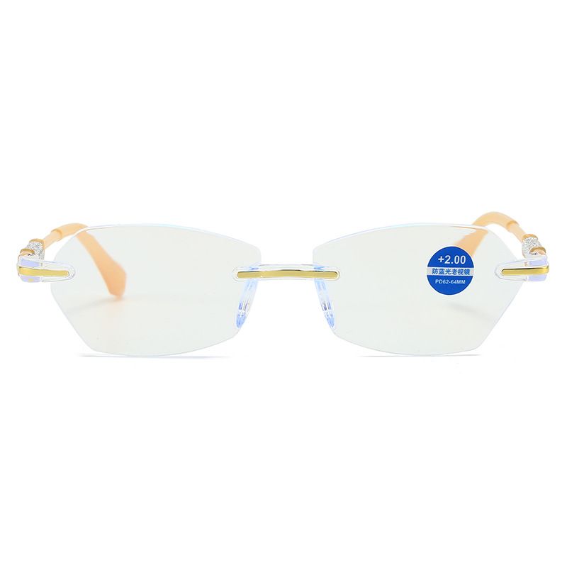 Retro Ultralight Cutting Frame Women Presbyopia Eyeglasses Blocking Blue Light Reading Glasses Farsighted Eyewear with Diopters
