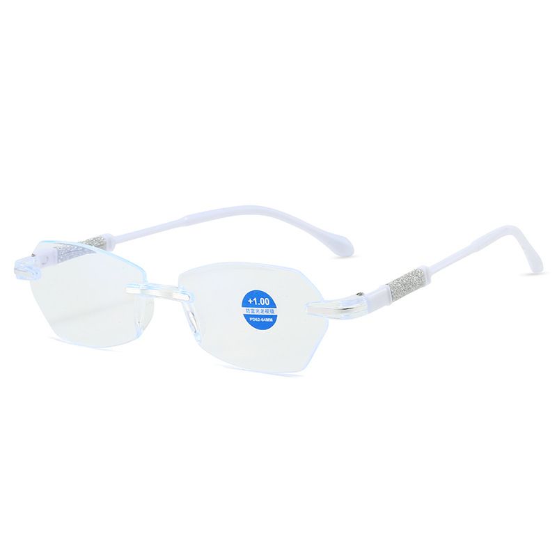 Retro Ultralight Cutting Frame Women Presbyopia Eyeglasses Blocking Blue Light Reading Glasses Farsighted Eyewear with Diopters
