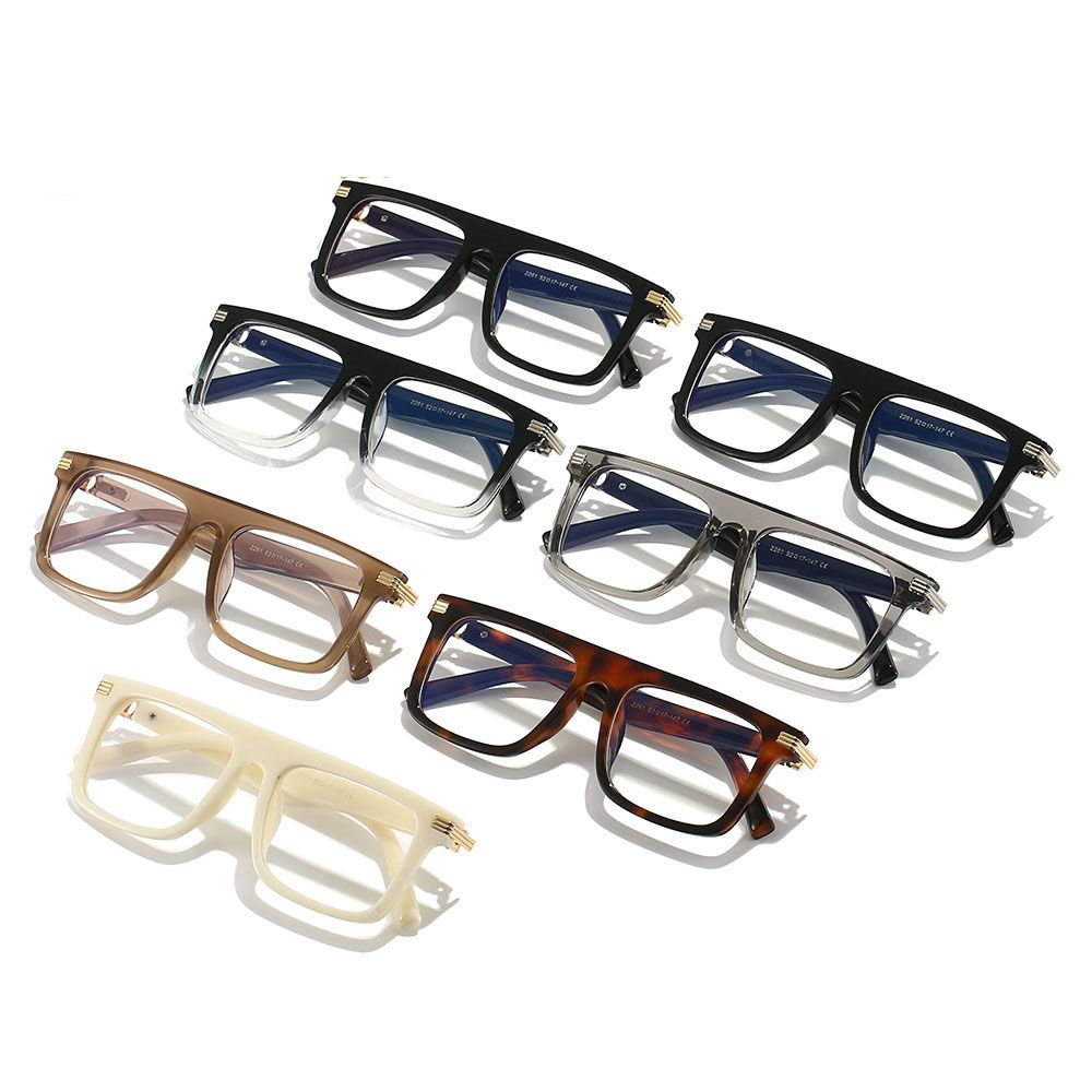 New Transparent Lens Computer Glasses Frame Women Men Anti Blue Light Square Eyewear Blocking Glasses Optical Spectacle Eyeglass