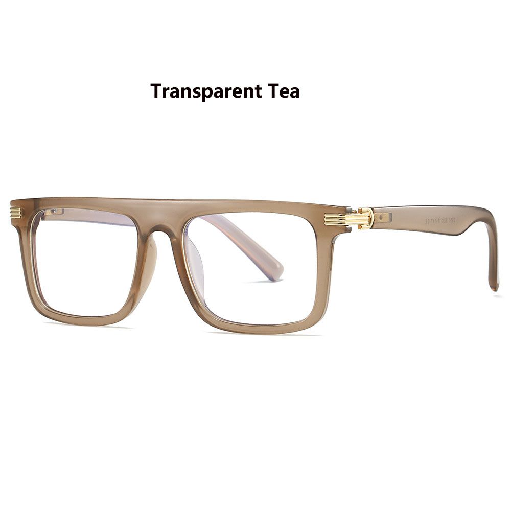 New Transparent Lens Computer Glasses Frame Women Men Anti Blue Light Square Eyewear Blocking Glasses Optical Spectacle Eyeglass