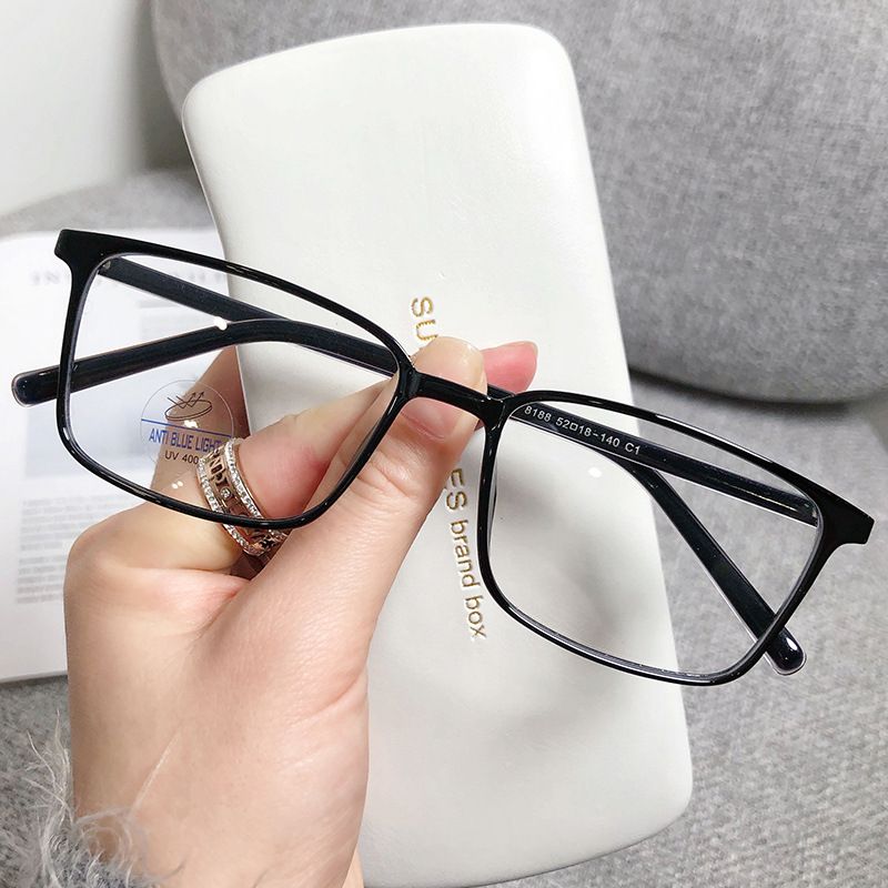 2025 New TR90 Square Frame Blue Light Blocking Glasses Lightweight Comfortable for Men and Women Fashion Computer Gaming Glasses