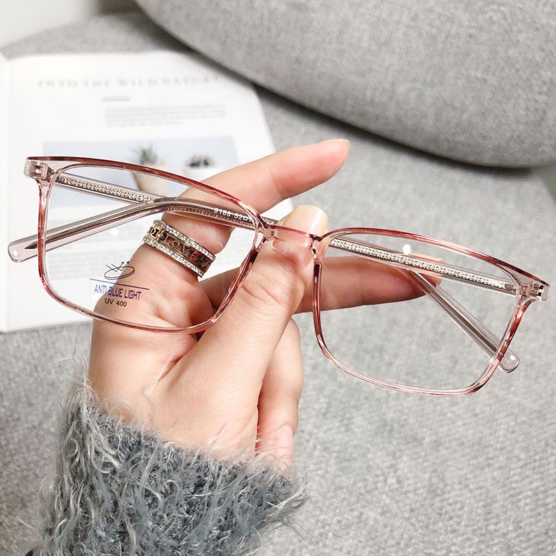 2025 New TR90 Square Frame Blue Light Blocking Glasses Lightweight Comfortable for Men and Women Fashion Computer Gaming Glasses