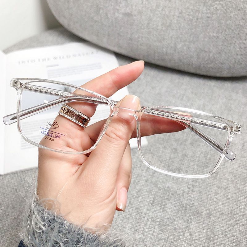 2025 New TR90 Square Frame Blue Light Blocking Glasses Lightweight Comfortable for Men and Women Fashion Computer Gaming Glasses