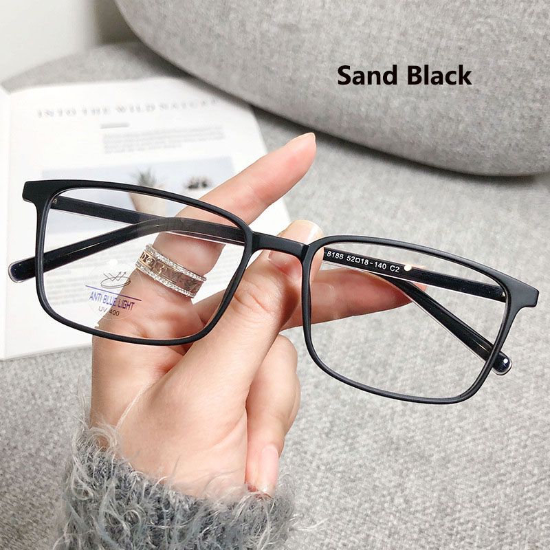 2025 New TR90 Square Frame Blue Light Blocking Glasses Lightweight Comfortable for Men and Women Fashion Computer Gaming Glasses