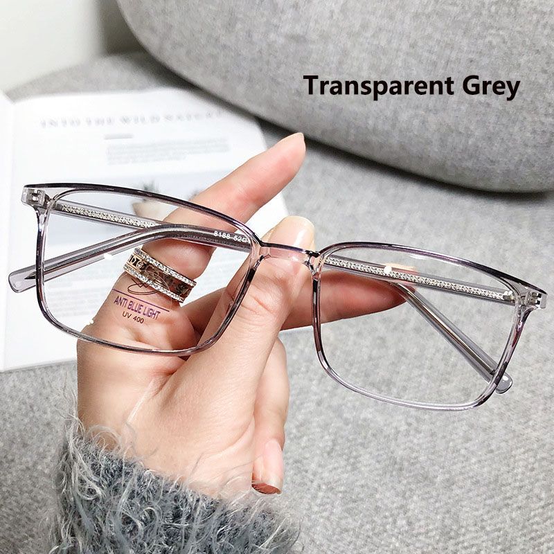 2025 New TR90 Square Frame Blue Light Blocking Glasses Lightweight Comfortable for Men and Women Fashion Computer Gaming Glasses