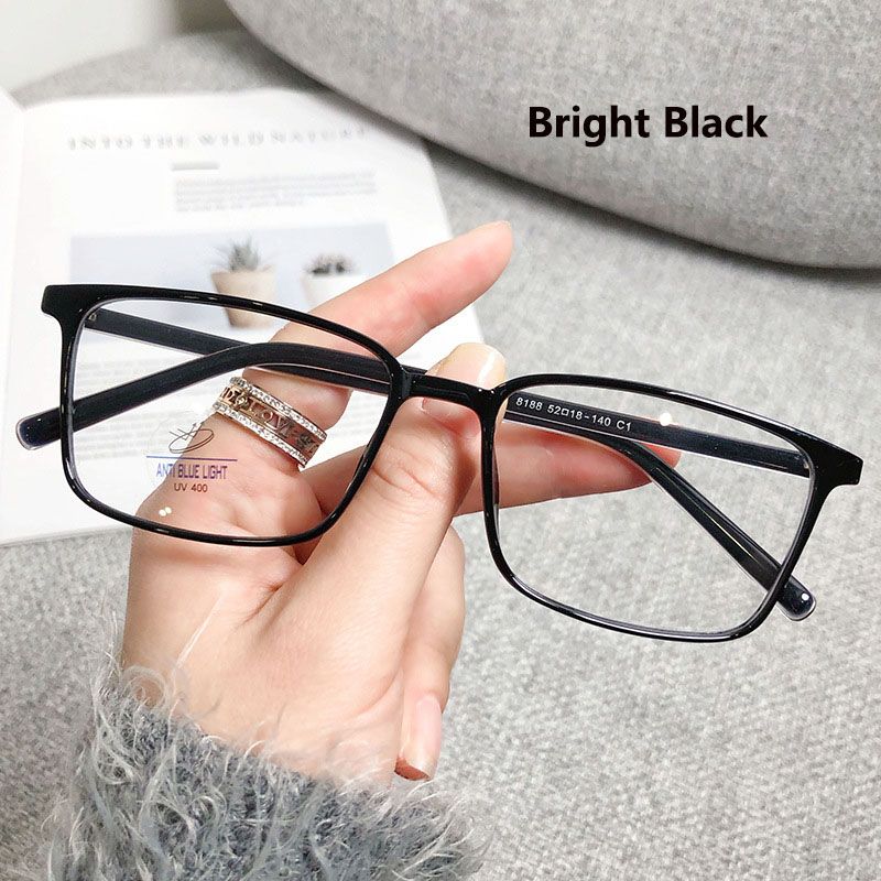 2025 New TR90 Square Frame Blue Light Blocking Glasses Lightweight Comfortable for Men and Women Fashion Computer Gaming Glasses