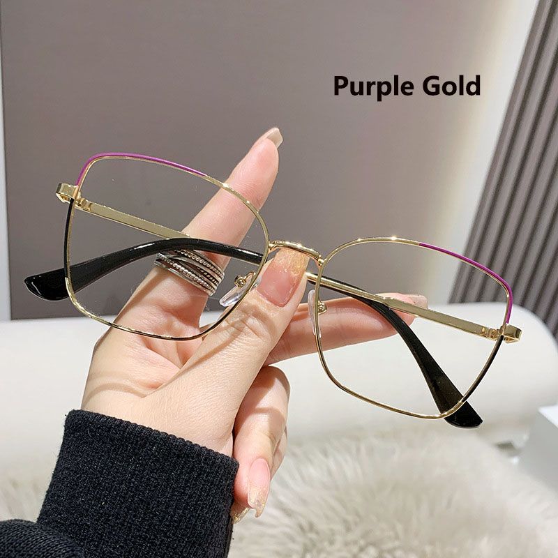 Fashion Trendy Photochromic Cat Eye Glasses Frame For Luxury Women Computer Eyeglasses Outdoor Color Changing UV400 Sunglasses