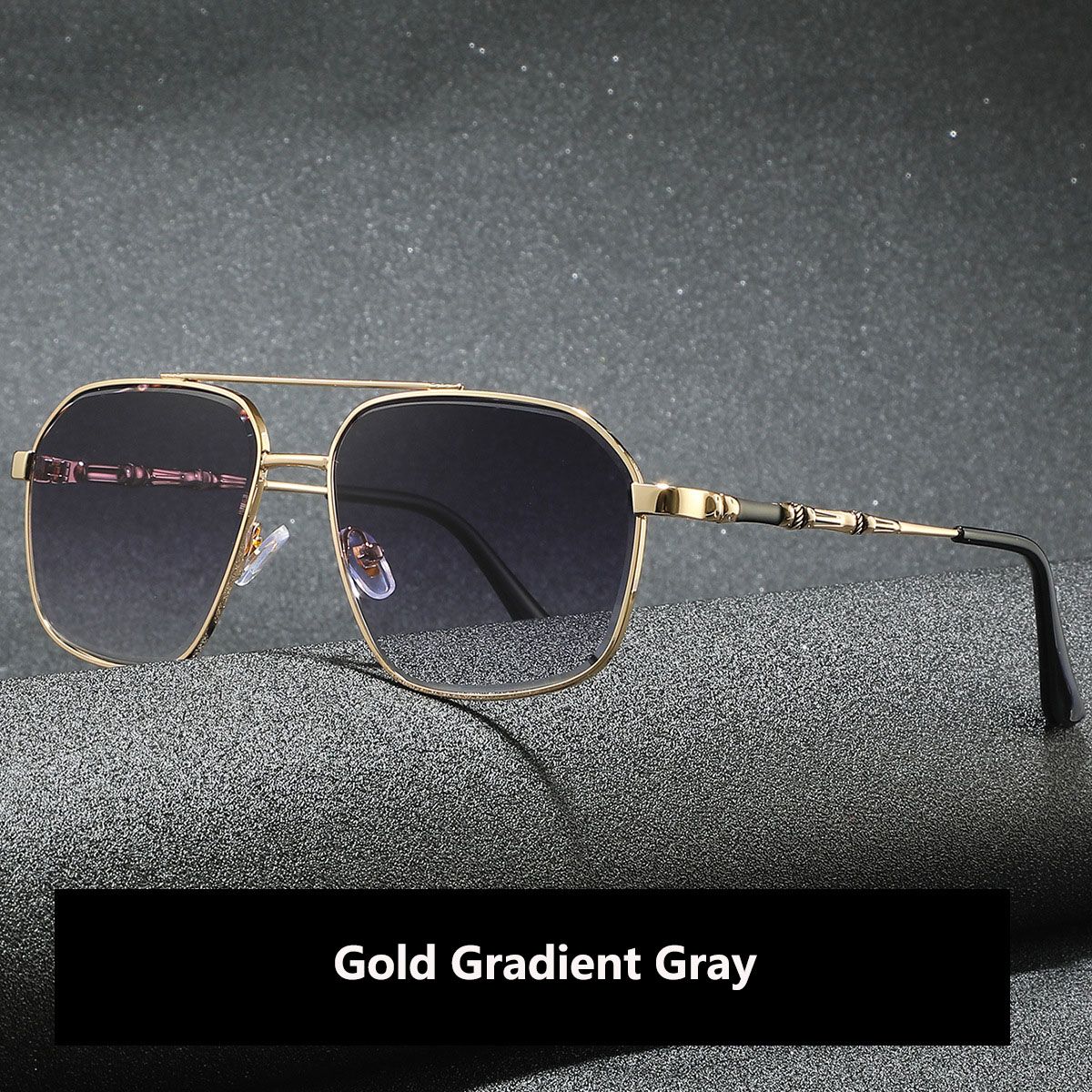 Luxury Brand Pilot Sunglasses Polarized For Men Classic Driving Sun Glasses High Quality Eyewears Pilot Goggle UV 400 Protection