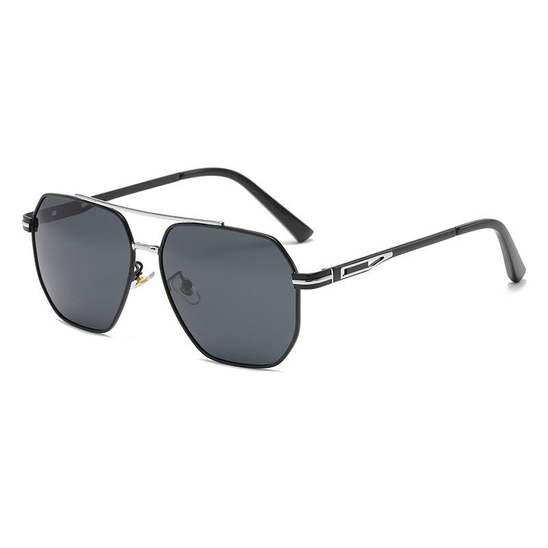Luxury Metal Photochromic Sunglasses Men Women Fashion Polarized Sun Glasses Stylish Chameleon Anti-glare Driving Shades UV400