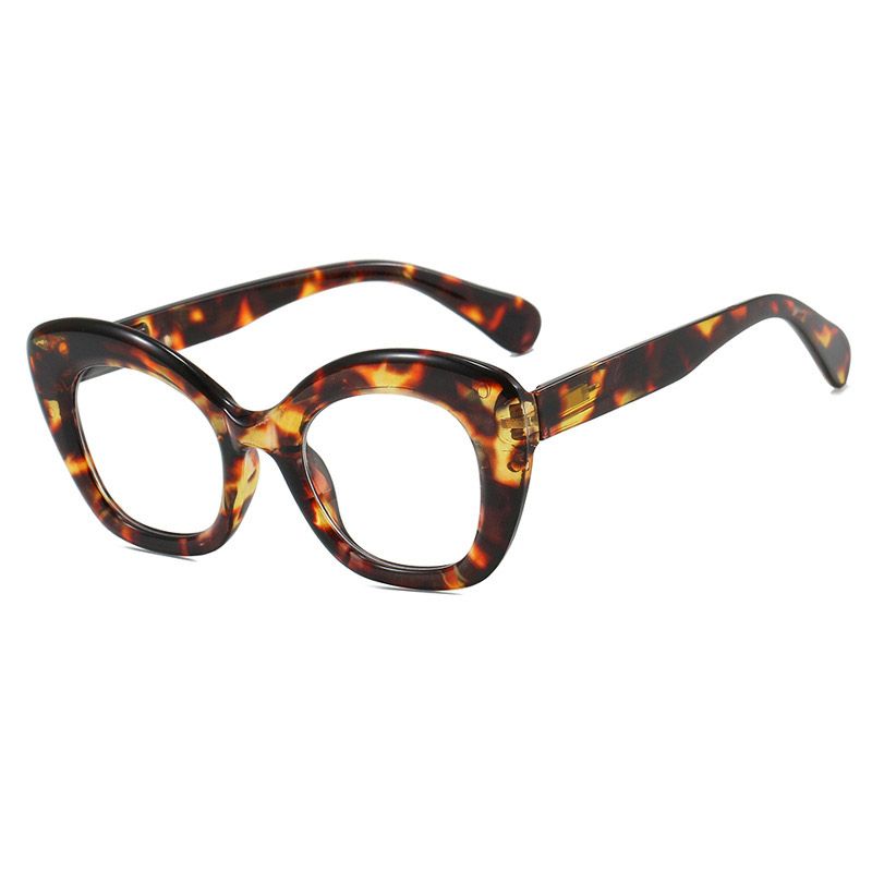 Vintage Cat Eye Glasses Frame Women Stylish Candy Color Rim Blue Light Blocking Optical Frames Trendy Brand Design Eyeglasses