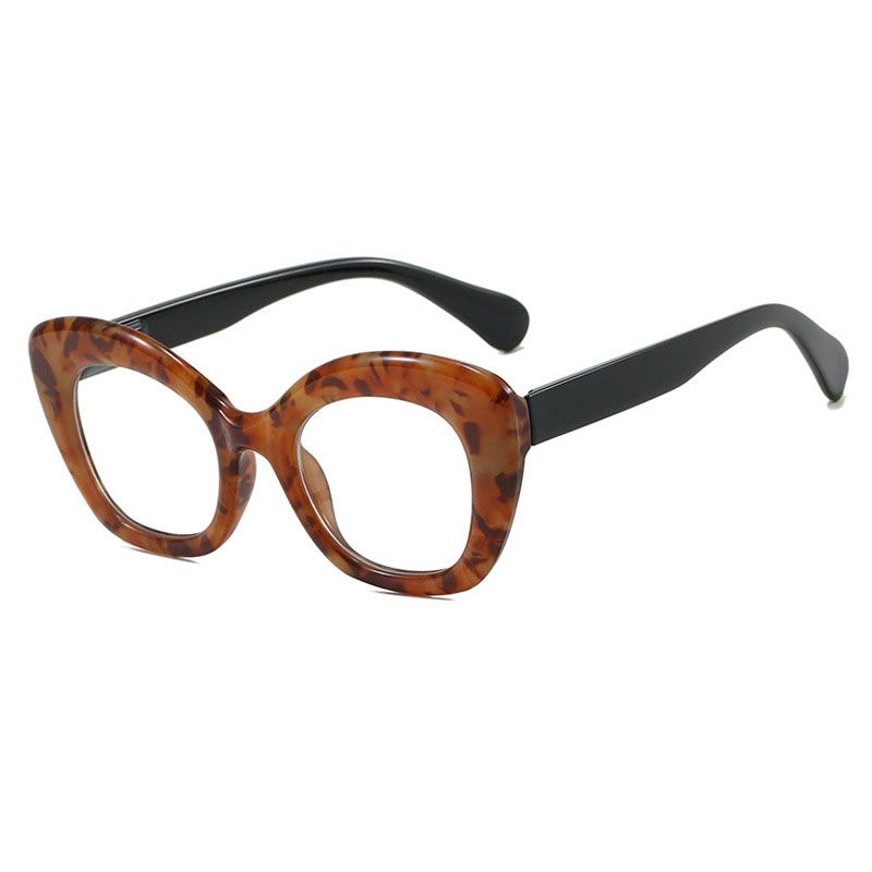 Vintage Cat Eye Glasses Frame Women Stylish Candy Color Rim Blue Light Blocking Optical Frames Trendy Brand Design Eyeglasses