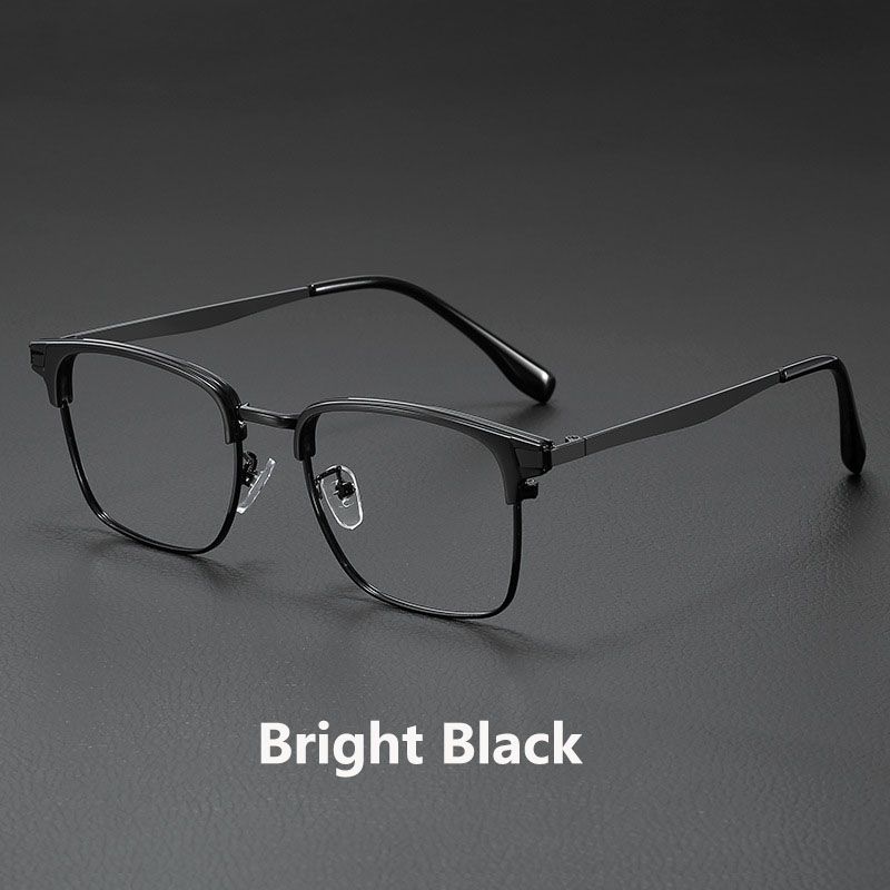 2025 New Anti-Blu-Ray Square Glasses Tr90 And Metal Men'S And Women'S Same Computer Mirror Competitive Gaming Goggles Glasses