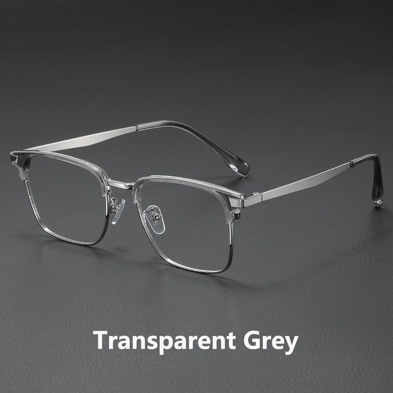 2025 New Anti-Blu-Ray Square Glasses Tr90 And Metal Men'S And Women'S Same Computer Mirror Competitive Gaming Goggles Glasses