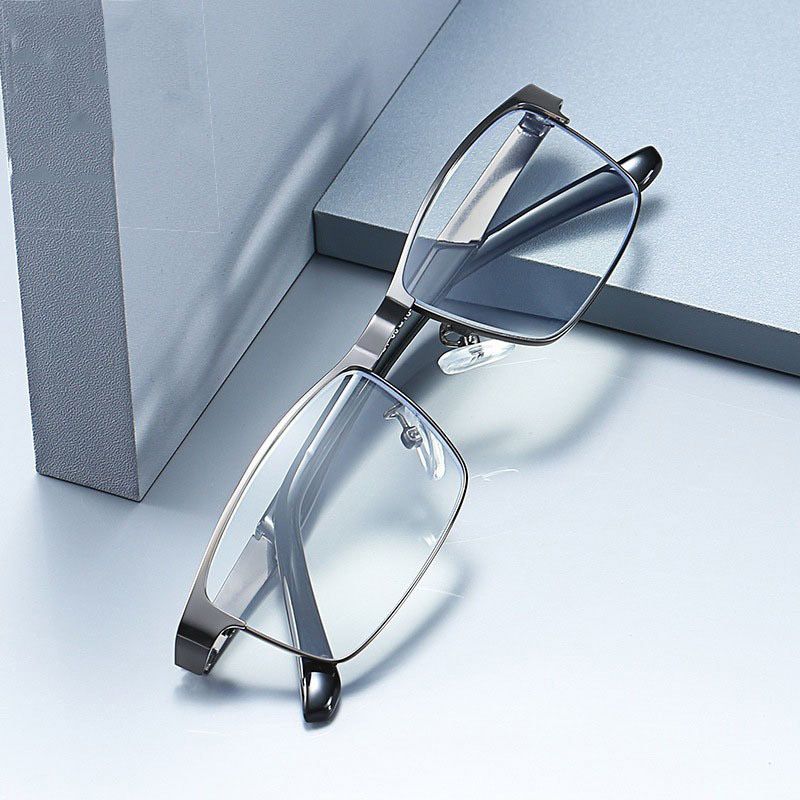 Classic Eyewear Metal Glasses Frame Men Eyeglasses Computer Optical Prescription Reading Clear Eye Lens Male Spectacle Lunette