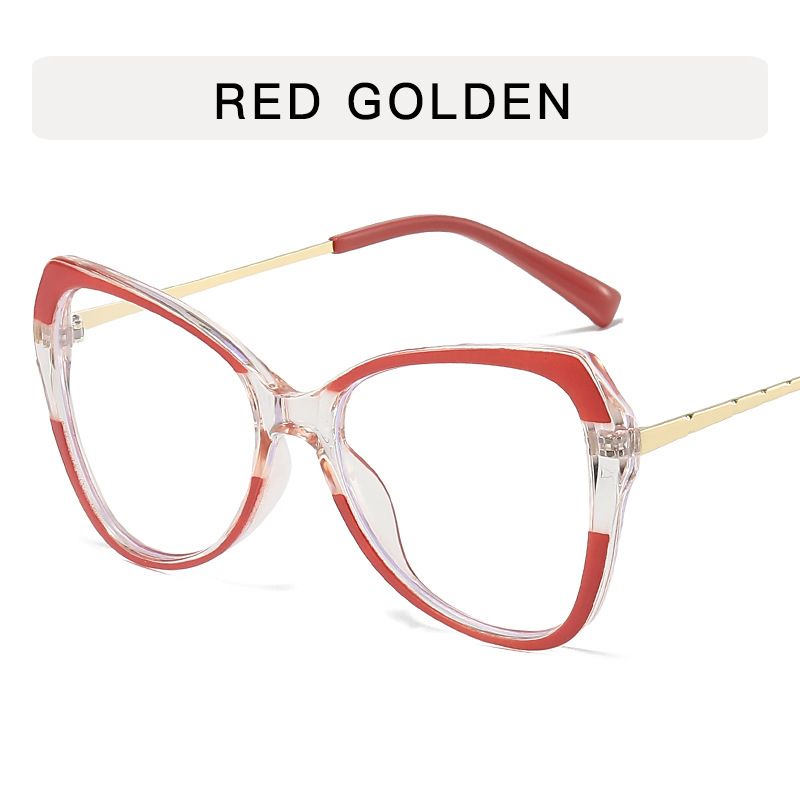 Luxury Brand Design Big Frame Cat Eye Blue Light Blocking Glasses Women Men Computer Optical Protection Eyeglasses Unisex Lentes