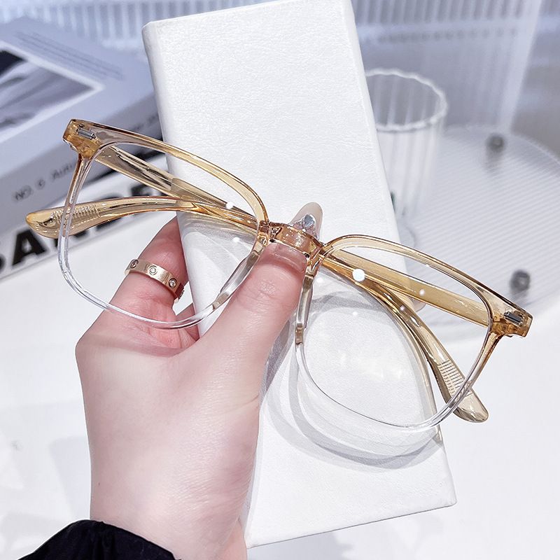 Unisex Square Photochromic Anti Radiation Eyeglass For Women Men Anti Rad Transition Eye Glasses Computer Anti Blue Ray Eyewear
