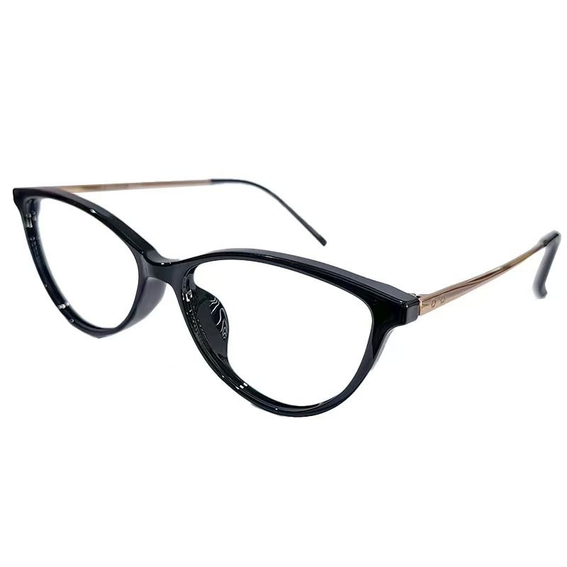 TR90 Candy Color Glasses Women Cat Eye Shape Blue Light Blocking Frame Eyeglasses for Women European American Style Decorative Glass