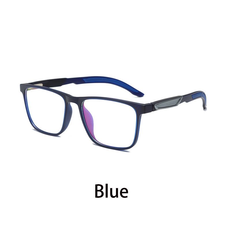 Men Retro Rectangle TR90 Anti Blue Light Glasses Frame Women Students Transparent Spectacles for Computer Gaming Optics Eyewear