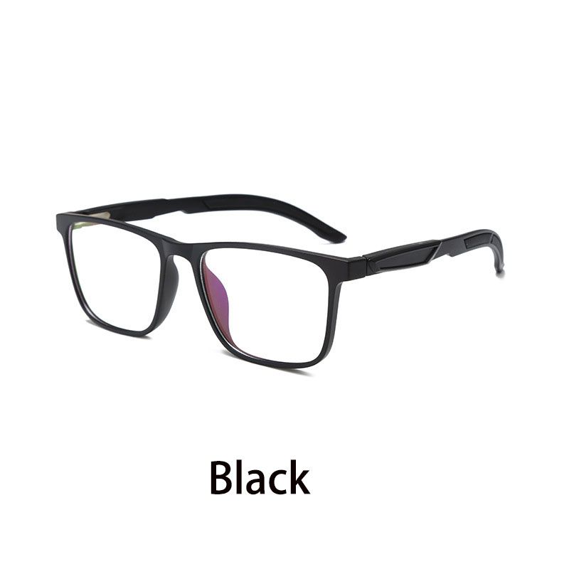Men Retro Rectangle TR90 Anti Blue Light Glasses Frame Women Students Transparent Spectacles for Computer Gaming Optics Eyewear