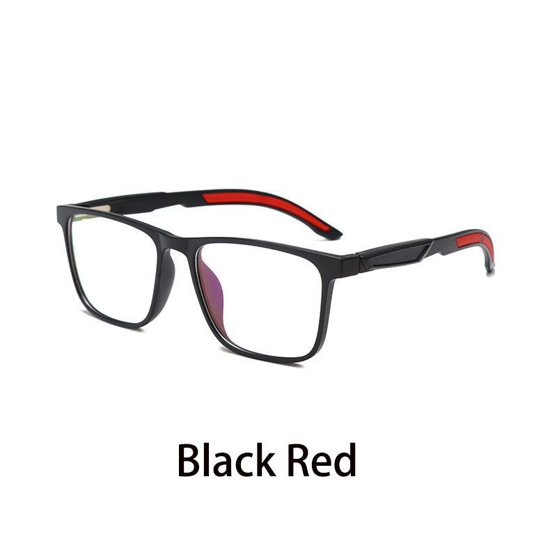 Men Retro Rectangle TR90 Anti Blue Light Glasses Frame Women Students Transparent Spectacles for Computer Gaming Optics Eyewear