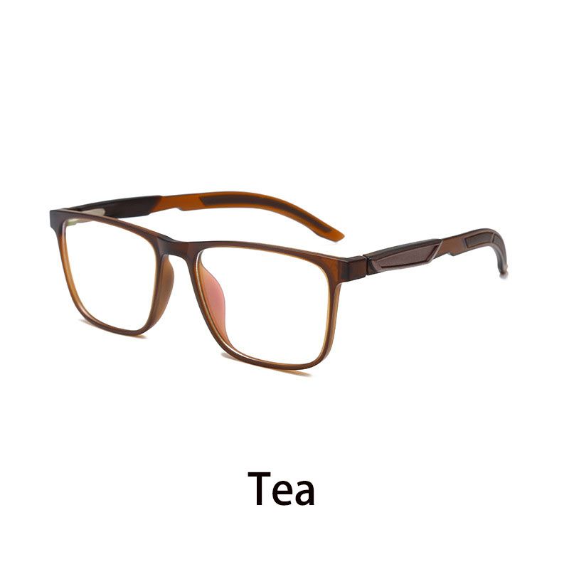 Men Retro Rectangle TR90 Anti Blue Light Glasses Frame Women Students Transparent Spectacles for Computer Gaming Optics Eyewear
