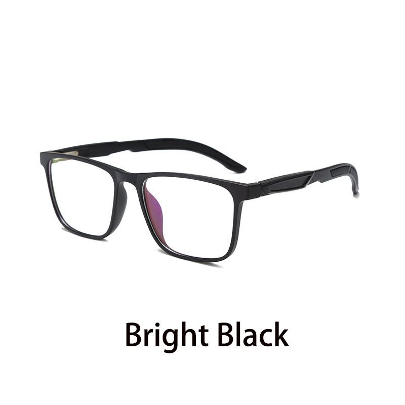 Men Retro Rectangle TR90 Anti Blue Light Glasses Frame Women Students Transparent Spectacles for Computer Gaming Optics Eyewear