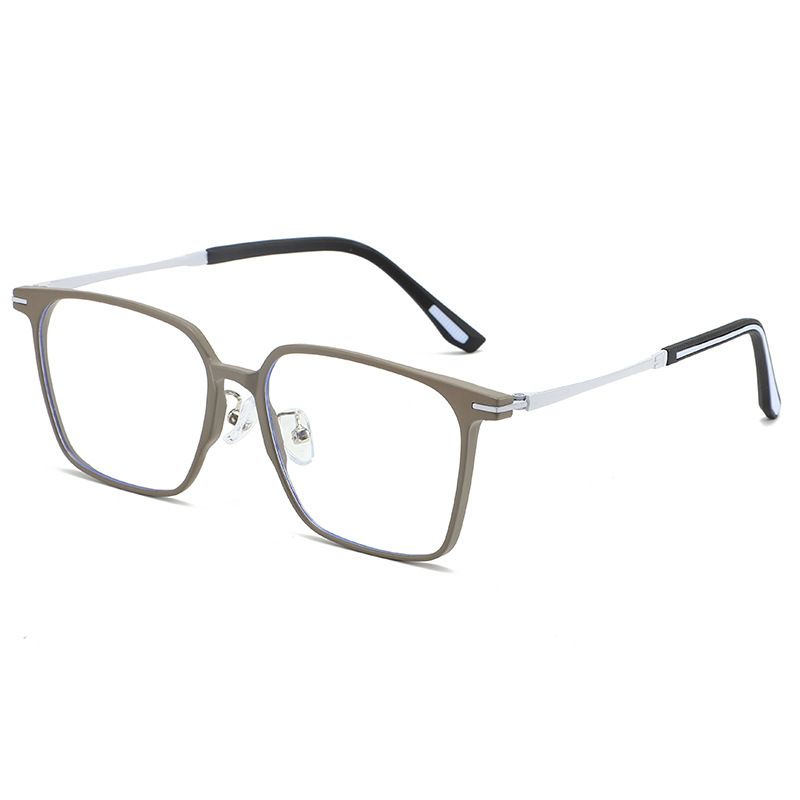 Fashion Trendy Glasses Frame Men Women Ultralight TR Square Anti Blue Light Transparent Lens High Quality Eyeglasses
