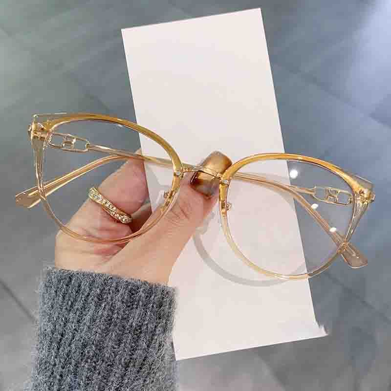 2026 Photochromic Glasses For Men Women Fashion Cat Eye Frame Transparent Lens Outdoor UV Protection Sun Shades Computer Eyewear