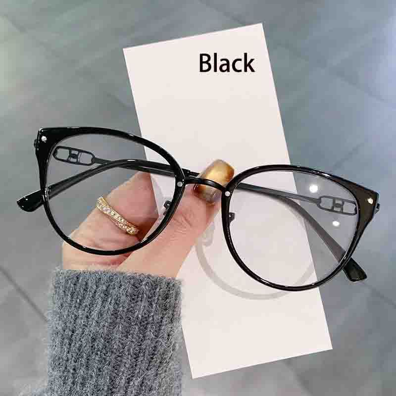 2026 Photochromic Glasses For Men Women Fashion Cat Eye Frame Transparent Lens Outdoor UV Protection Sun Shades Computer Eyewear