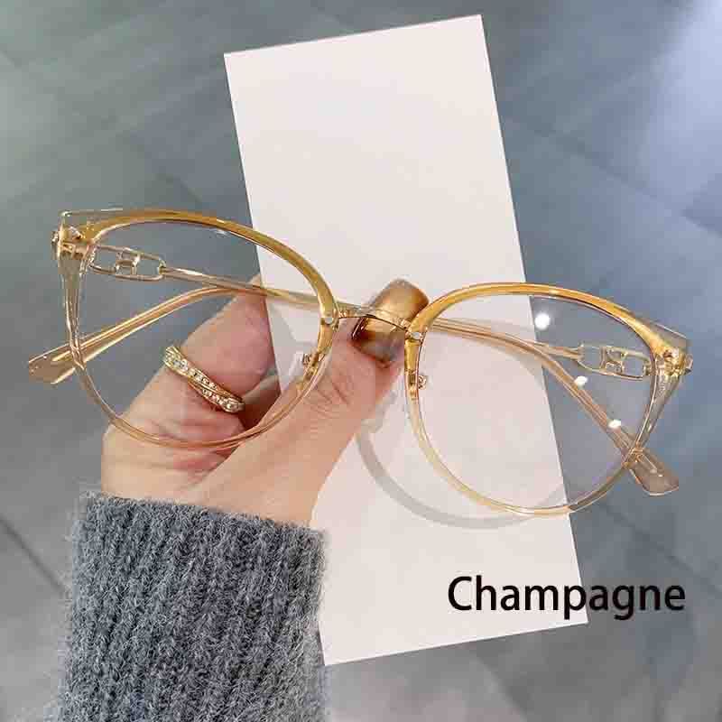 2026 Photochromic Glasses For Men Women Fashion Cat Eye Frame Transparent Lens Outdoor UV Protection Sun Shades Computer Eyewear