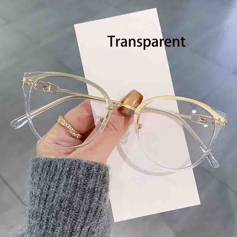 2026 Photochromic Glasses For Men Women Fashion Cat Eye Frame Transparent Lens Outdoor UV Protection Sun Shades Computer Eyewear