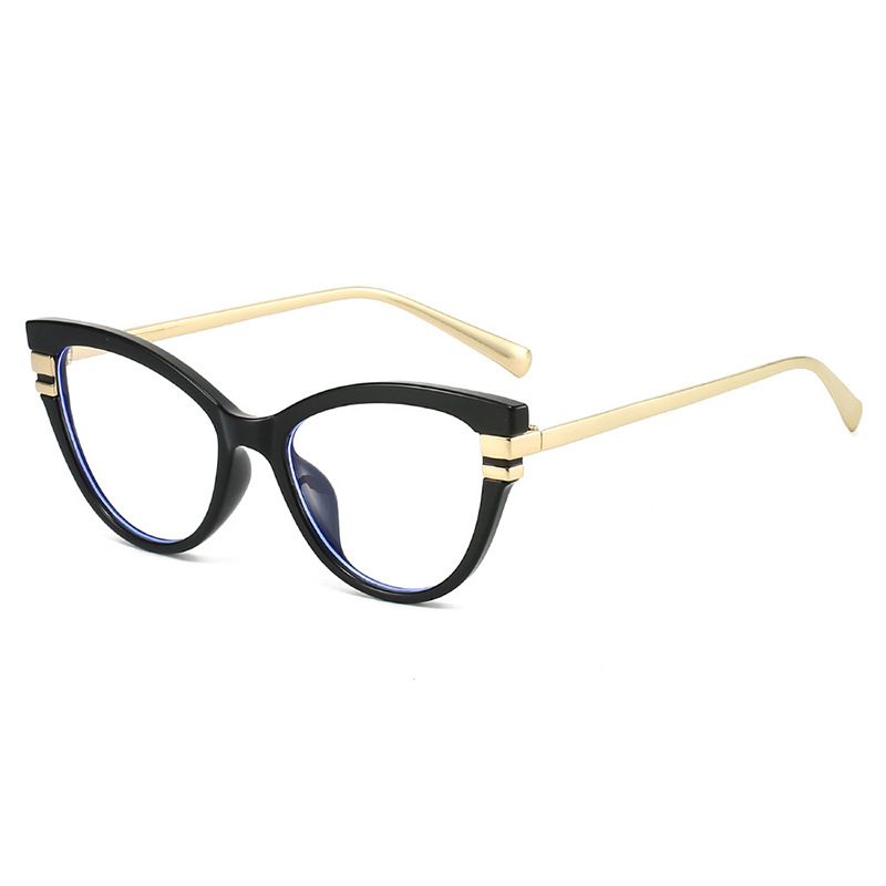 Fashion Vintage Cat Eye Anti Blue Light Optical Lens Glasses Women Luxury Computer Clear Lens Customize Eye Glasses Frames