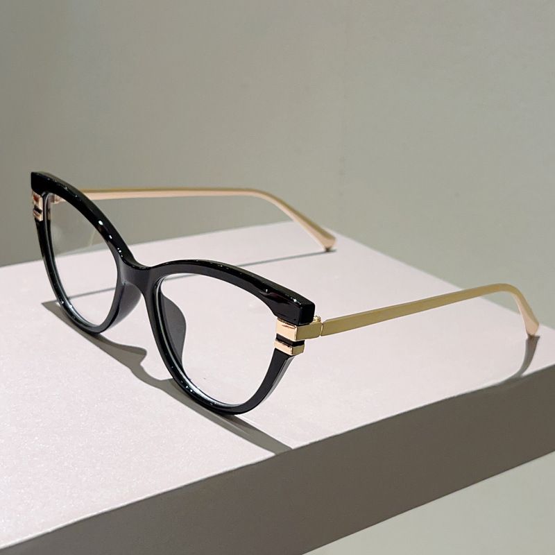 Fashion Vintage Cat Eye Anti Blue Light Optical Lens Glasses Women Luxury Computer Clear Lens Customize Eye Glasses Frames