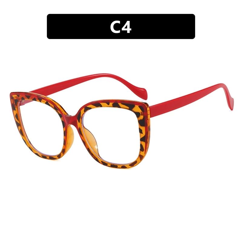 Retro Transparent Computer Glasses Women Anti Blue Light Square Cat Eye Eyewear Blocking Glasses Optical Spectacle Eyeglasses