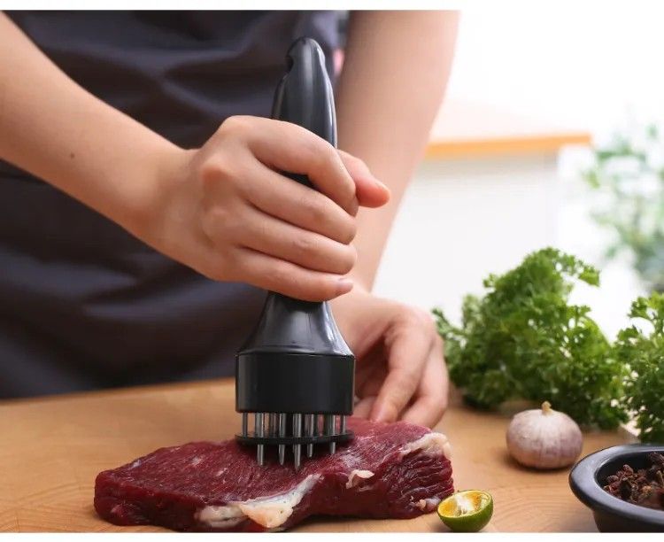 2-1 Meat Tenderizer tool...21 stainless steel meat tenderizer needle,meat poker tool for tenderizing  and BBQ .Nyama choma,goat meat or steak meat.