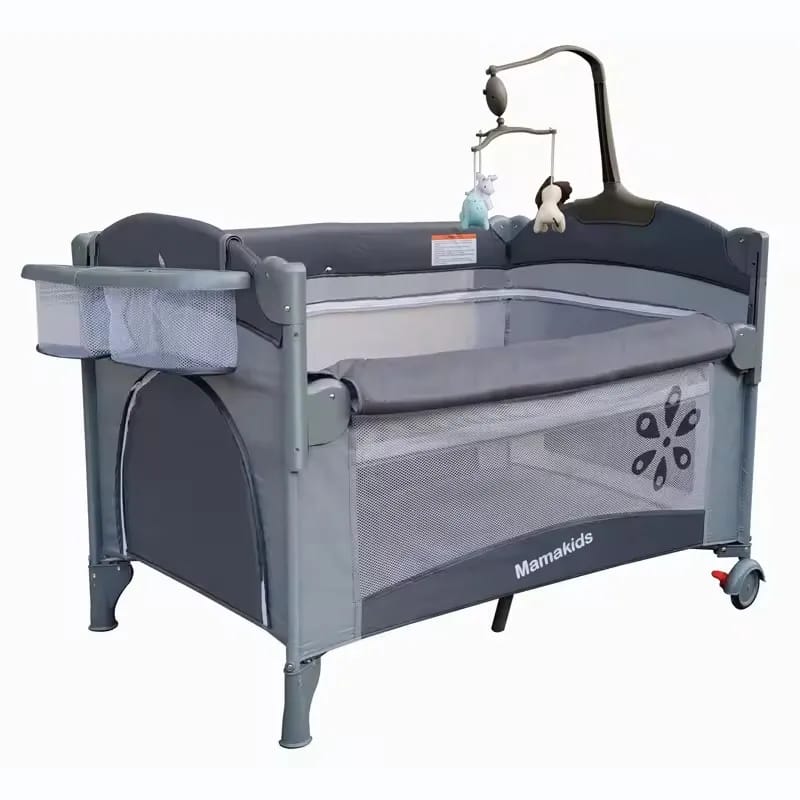 Baby Cosleeper and play pen with Cot,with mobile stand net  and also used as changing area