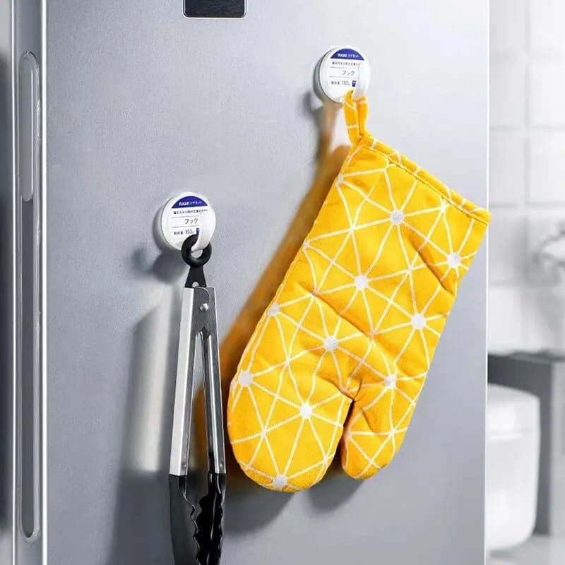 A pair of cotton Oven gloves