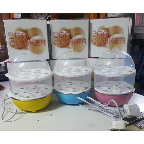 🤑BEST QUALITY AT A DISCOUNTED PRICE.🤑Double Layer Egg Boiler Egg Vegetable/Corn Steamer. Egg poacher or boiler - a covered pan containing a plate with depressions for steaming eggs. Made of plastic