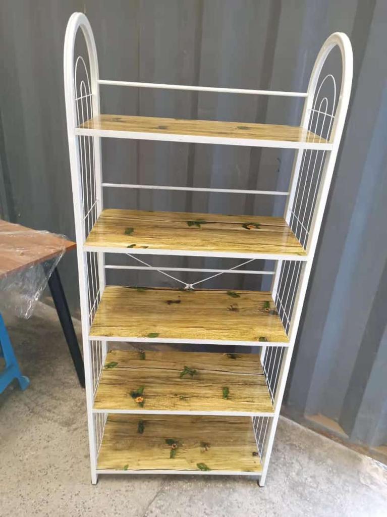 ✨️😇🤪5-Tier Wooden Shoe Rack with Metallic Frames.Strong and sturdy construction
Spacious, multifunctional storage space
Quick installation: No need for skilled labor
Highly portable and stylish
Suit