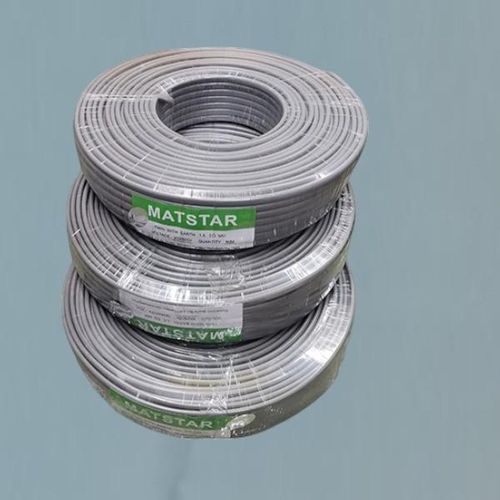 🤪🤪90 meter Mat Star Matstar  Twin with Earth Electrical Wiring Cable.This is a Mat star cable with earthing cable. It is 90 meters long hence it serves you efficiently. It is grey in colour. You can