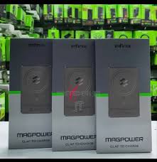 Infinix Magpower XP06 5000mAh wireless magnetic power bank. Ultra-slim design crafted from aluminum alloy,Features a strong magnetic attachment for secure and easy attachment to compatible devices.