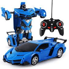 🍂On offer🍂⭕️Toy Robot Carfor Kids 4+ Year Old Deformation Car☑️, 2 in 1 Convertible Remote Control Car for Boys,and Girls Robot Vehicle Toys Rc Racing Car, ☑️Rechargeable⭕️