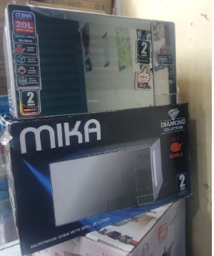SMART KITCHEN ★ Mika 20L Digital Microwave With Grill – 900W Heating, 1000W Grilling, Auto Menu, Timer & Touch Panel – Compact, Stylish & Efficient for Home or Office