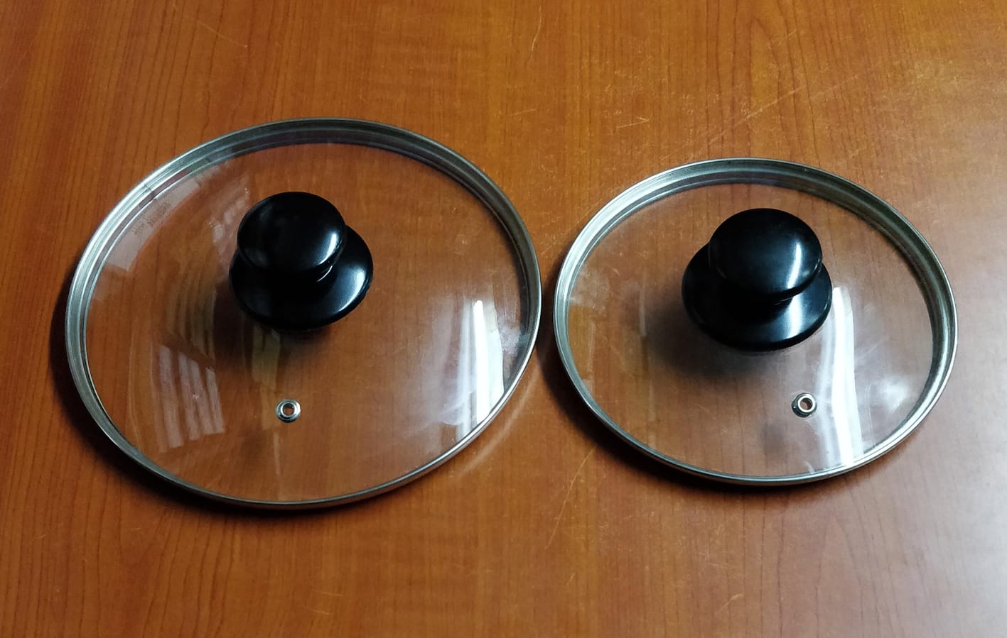 2pcs kitchen glass lids for cooking pots