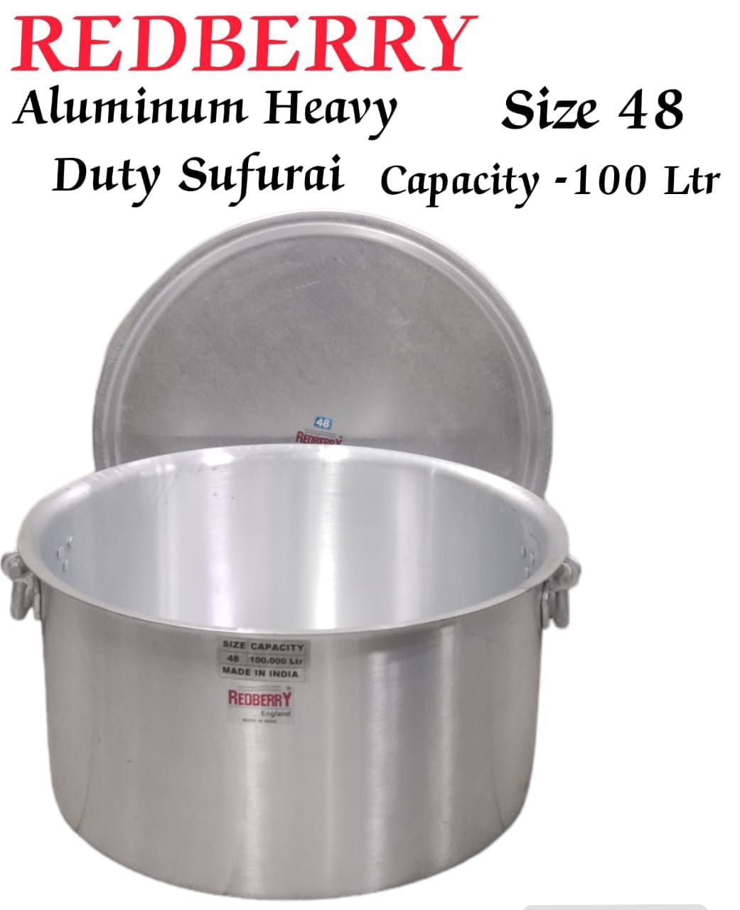 Set of 5pcs Heavy duty aluminium cooking sufurias  for big occasions,schools and churchers and handles and lids