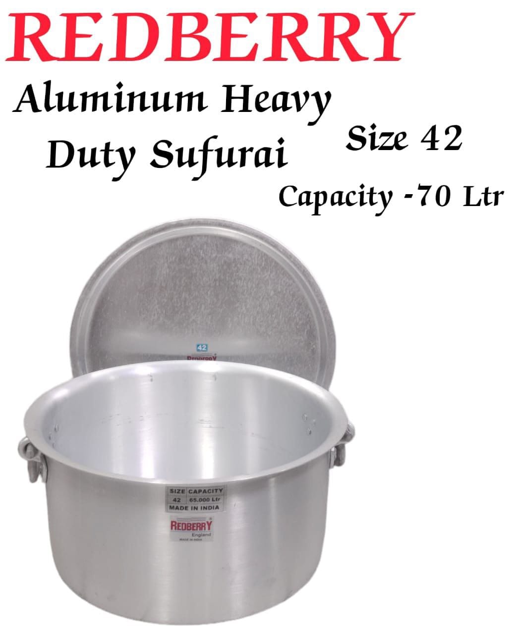 Set of 5pcs Heavy duty aluminium cooking sufurias  for big occasions,schools and churchers and handles and lids