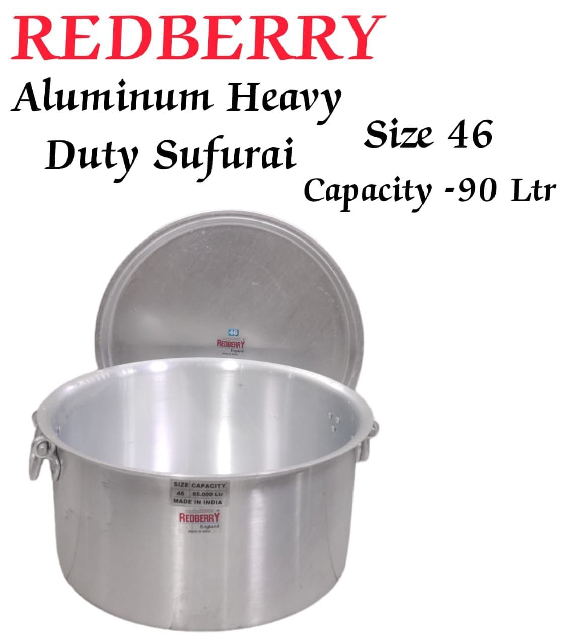 Set of 5pcs Heavy duty aluminium cooking sufurias  for big occasions,schools and churchers and handles and lids