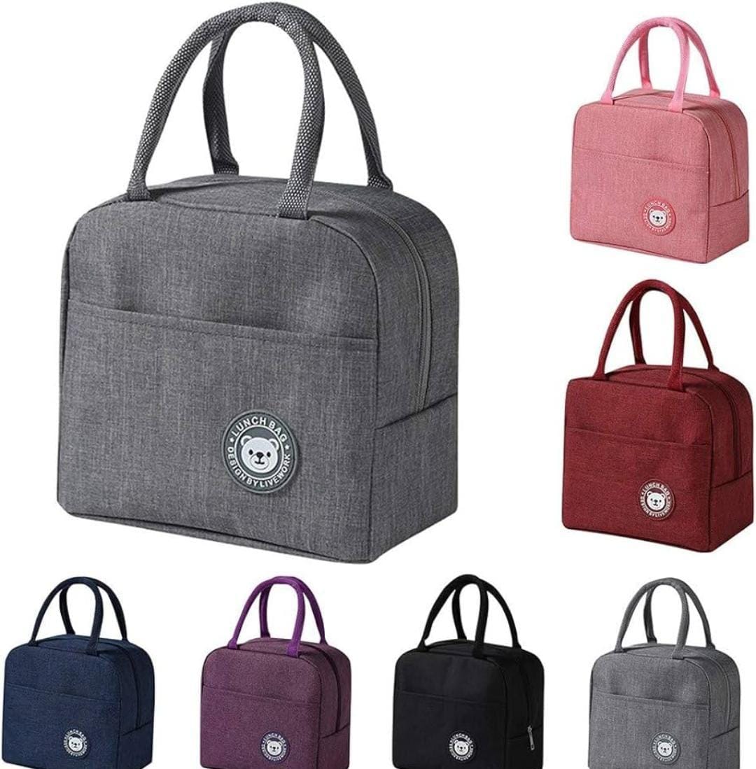 Plain color  classy portable lunch box with the size of 23cmx14cmx20cm and capacity of 6 litres