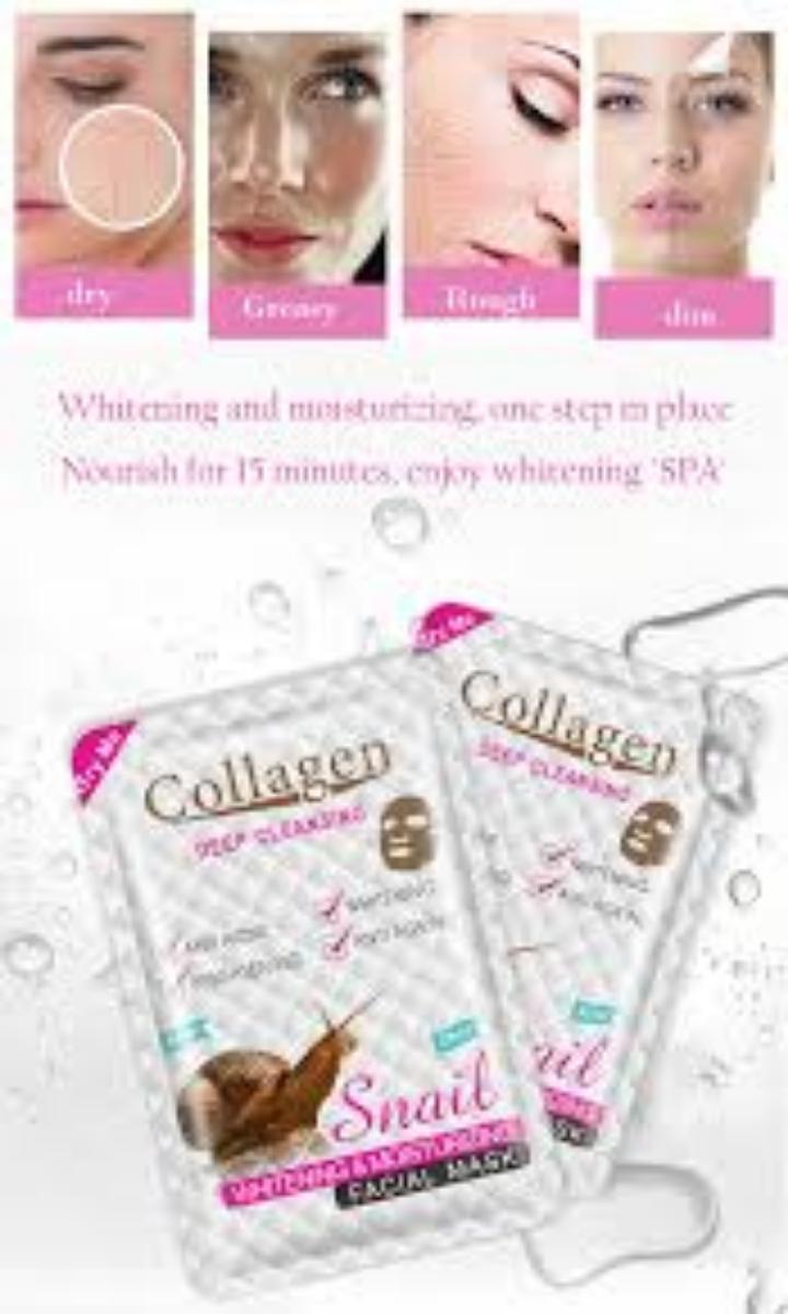 Collagen deep cleansing facial sheet mask